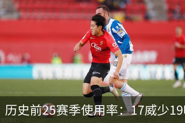 历史前25赛季使用率：17威少19哈登23字母占据前三 东契奇上榜6次